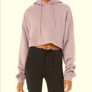 Alo yoga crop sweat shirt